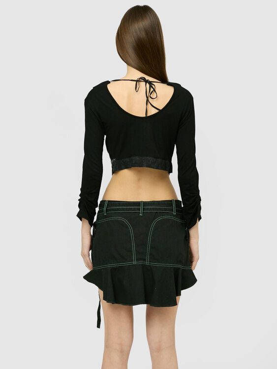 Diesel Deconstructed Skirt 