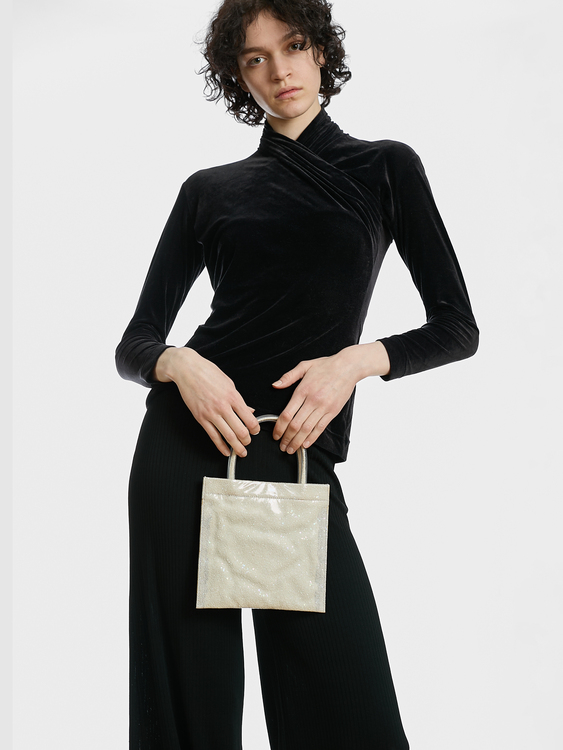 Miu Miu Plastic Glitter Mini Bag 