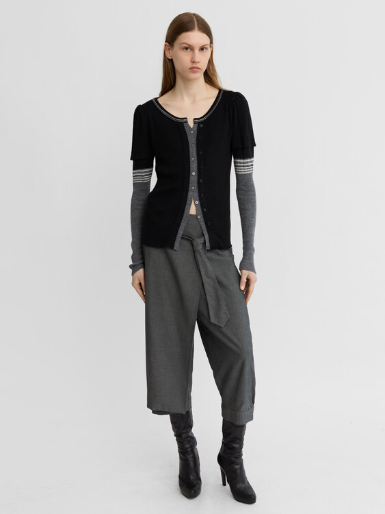 Girbaud Layered Cardigan 