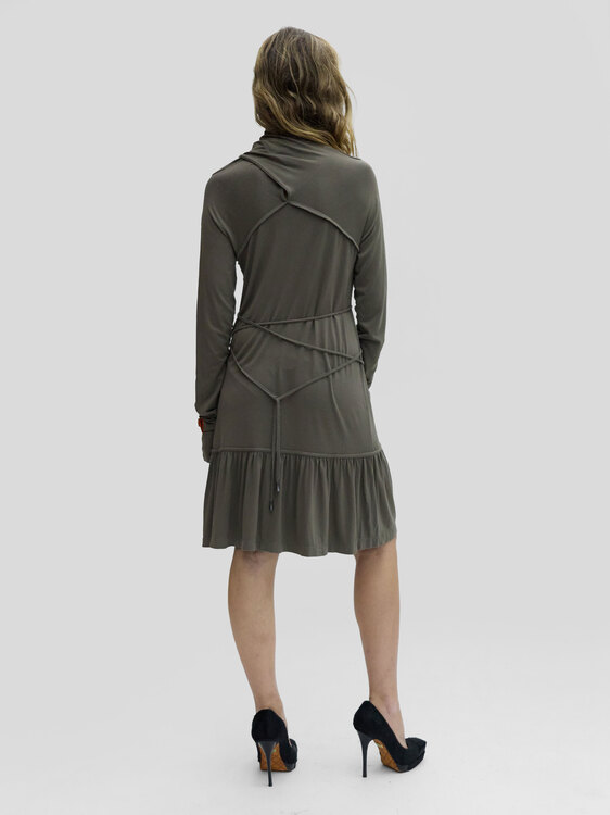 Cop Copine Greige Midi Dress 